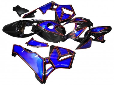 2005-2006 Blue Black with Red Line Honda CBR600RR Motorcycle Fairings Canada