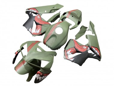 2005-2006 Green Red Shark Honda CBR600RR Motorcycle Fairings Canada