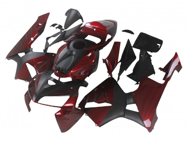 2005-2006 Red Black Honda CBR600RR Motorcycle Fairings Canada