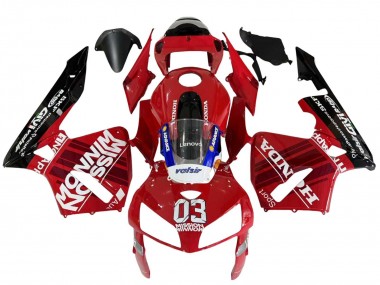 2005-2006 Red Black Valsir 03 Honda CBR600RR Motorcycle Fairings Canada