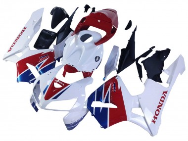 2005-2006 White Red Blue HRC Honda CBR600RR Motorcycle Fairing Canada