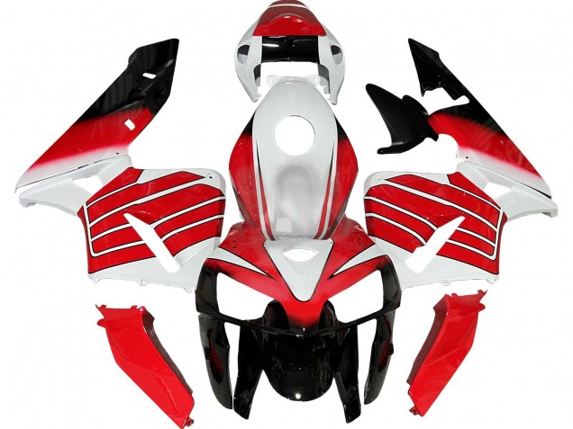 2005-2006 Red White Black Honda CBR600RR Motorcycle Fairing Canada