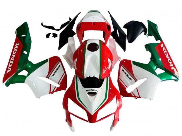 2005-2006 Red White Green Honda CBR600RR Motorcycle Fairings Canada