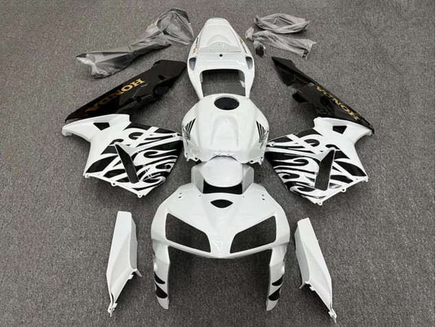 2005-2006 White Black Honda CBR600RR Motorcycle Fairings Canada