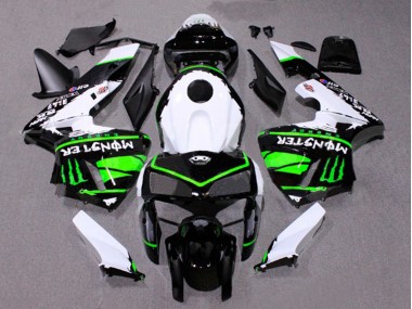 2005-2006 White Black Green Monster Honda CBR600RR Motorcycle Fairings Canada