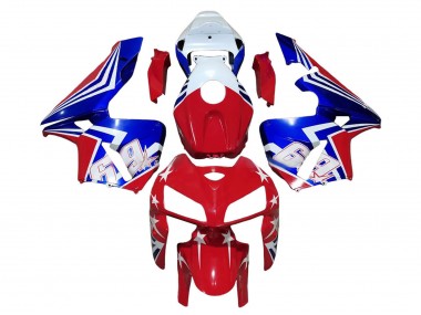 2005-2006 Red White Blue 69 Honda CBR600RR Motorcycle Fairings Canada