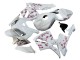 2005-2006 White with Cherry Blossom Honda CBR600RR Motorcycle Fairings Canada