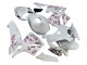 2005-2006 White with Cherry Blossom Honda CBR600RR Motorcycle Fairings Canada