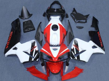 2005-2006 Red White Black Honda CBR600RR Motorcycle Fairings Canada
