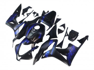 2007-2008 Matte Black Blue Repsol Honda CBR600RR Motorcycle Fairings Canada
