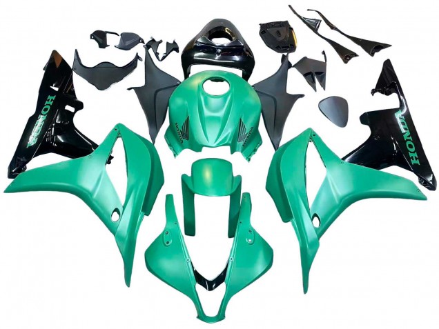 2007-2008 Green Glossy Black Honda CBR600RR Bike Fairings Canada