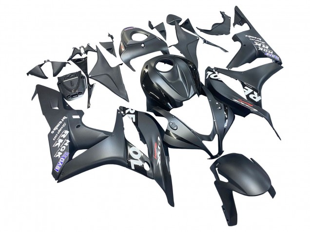 2007-2008 Matte Black White Repsol Honda CBR600RR Motorcycle Fairing Canada