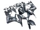 2007-2008 Matte Black White Repsol Honda CBR600RR Motorcycle Fairing Canada