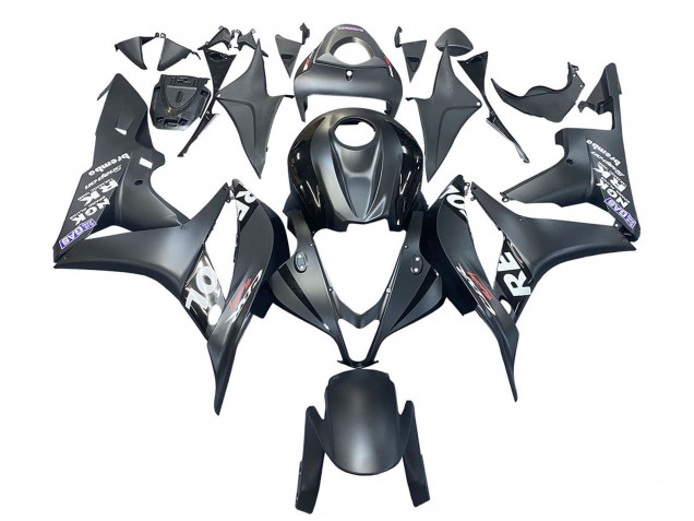 2007-2008 Matte Black White Repsol Honda CBR600RR Motorcycle Fairing Canada
