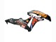 2007-2008 Matte Black Orange Red Rossi Repsol 46 Honda CBR600RR Motorcycle Fairings Canada
