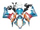 2007-2008 Orange White Red Blue Repsol Honda CBR600RR Motorcycle Fairings Canada