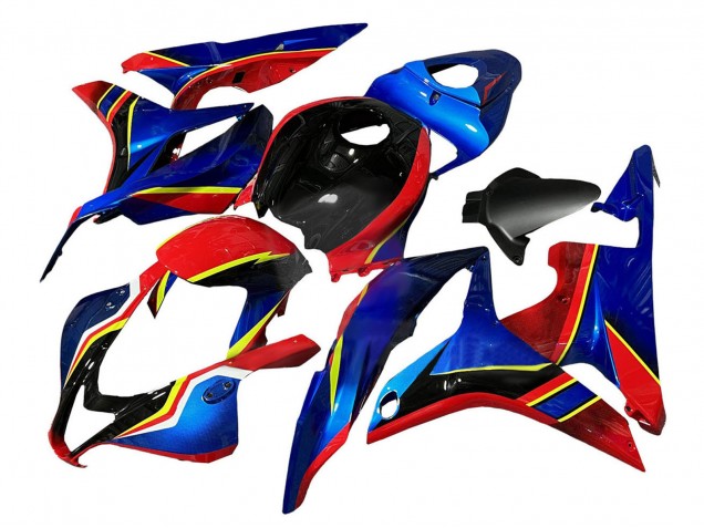 2007-2008 Blue Red Yellow Glossy Black Honda CBR600RR Motorcycle Fairings Canada