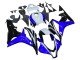 2007-2008 White Blue Glossy Black Honda CBR600RR Motorcycle Fairing Canada