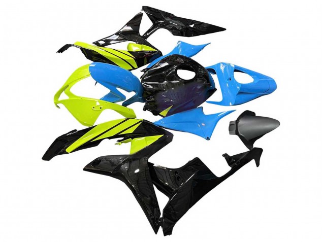 2007-2008 Blue Yellow Glossy Black Honda CBR600RR Motorcycle Fairings Canada