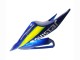 2007-2008 Blue Green MoviStar Castrol Honda CBR600RR Motorcycle Fairings Canada