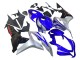 2007-2008 Silver Blue Glossy Black Racing Honda CBR600RR Motorcycle Fairings Canada