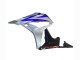 2007-2008 Silver Blue Glossy Black Racing Honda CBR600RR Motorcycle Fairings Canada