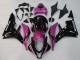 2007-2008 Pink Glossy Black Racing Honda CBR600RR Motorcycle Fairings Canada