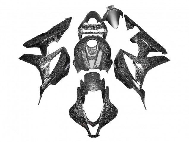 2007-2008 Black Forged Carbon Fiber Honda CBR600RR Motorcycle Fairings Canada