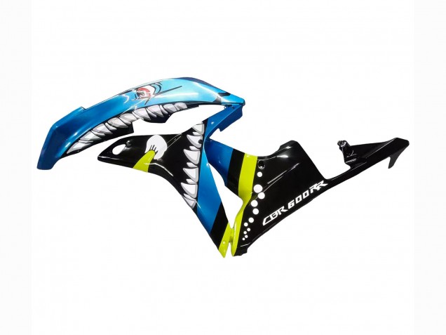 2007-2008 Green Yellow Glossy Black Shark 46 Honda CBR600RR Motorcycle Fairings Canada
