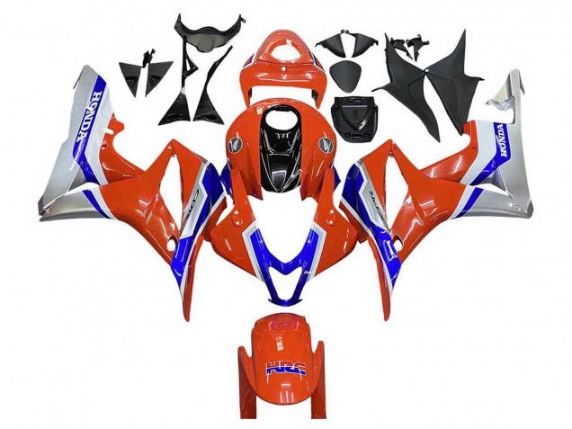 2007-2008 Silver Blue Red HRC Honda CBR600RR Motorcycle Fairings Canada
