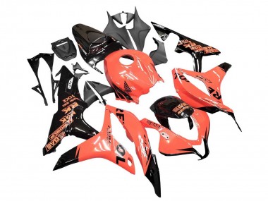 2007-2008 Orange Glossy Black Repsol Honda CBR600RR Motorcycle Fairings Canada