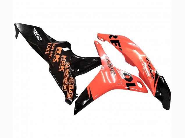 2007-2008 Orange Glossy Black Repsol Honda CBR600RR Motorcycle Fairings Canada
