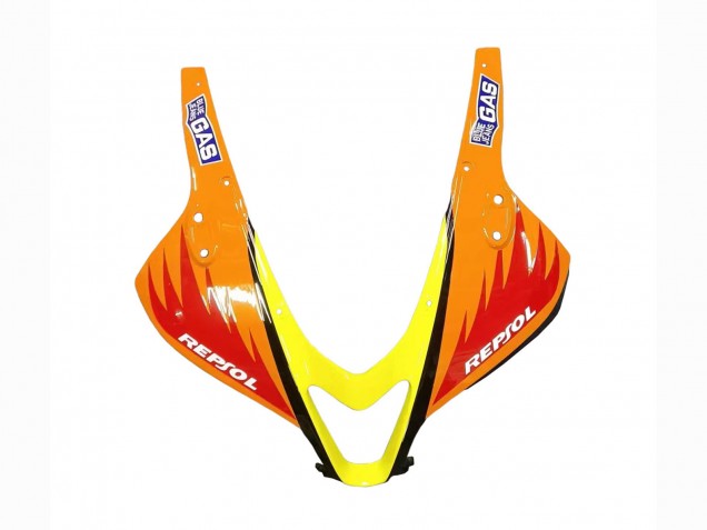 2007-2008 Yellow Orange Glossy Black Rossi Repsol Honda CBR600RR Motorcycle Fairings Canada