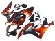 2007-2008 Orange Matte Black Honda CBR600RR Motorcycle Fairing Canada