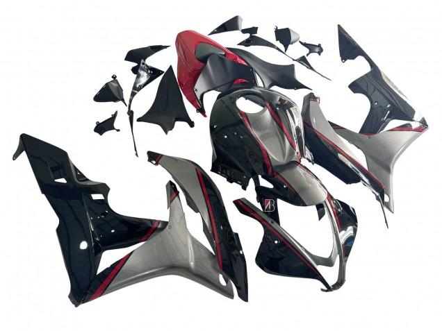 2007-2008 Silver Red Glossy Black Honda CBR600RR Motorcycle Fairings Canada