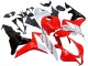 2007-2008 White Red Glossy Black Honda CBR600RR Motorcycle Fairing Canada