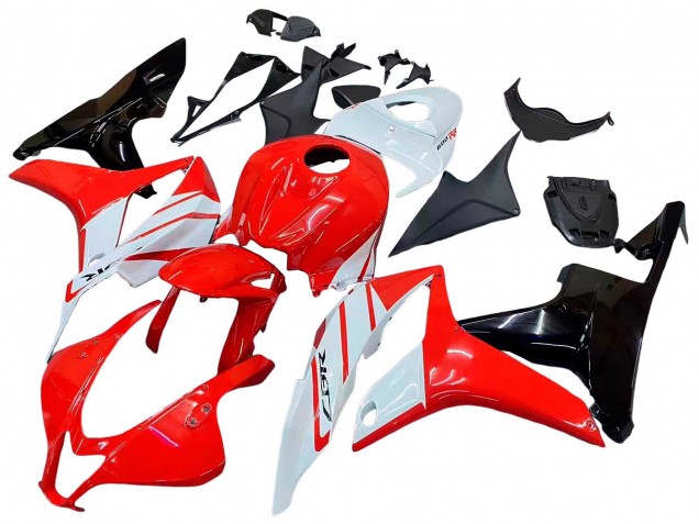 2007-2008 White Red Glossy Black Honda CBR600RR Motorcycle Fairing Canada