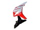 2007-2008 White Red Glossy Black Honda CBR600RR Motorcycle Fairing Canada