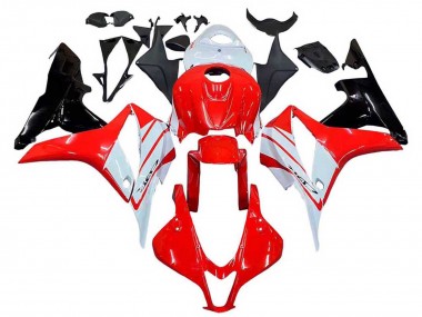 2007-2008 White Red Glossy Black Honda CBR600RR Motorcycle Fairing Canada