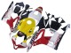 2007-2008 White Yellow Red Repsol HRC Honda CBR600RR Motorcycle Fairings Canada