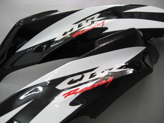 2007-2008 White Black Racing Honda CBR600RR Motorcycle Fairings Canada