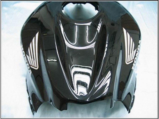 2007-2008 Glossy Black White West Honda CBR600RR Motorcycle Fairings Canada