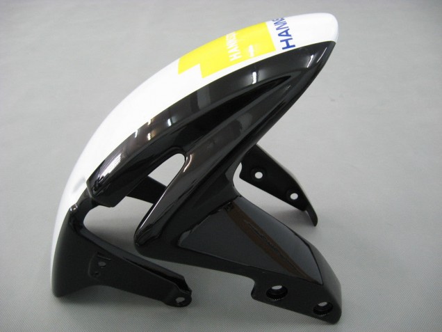 2007-2008 White Green Yellow Glossy Black Hannspree Honda CBR600RR Motorcycle Fairings Canada