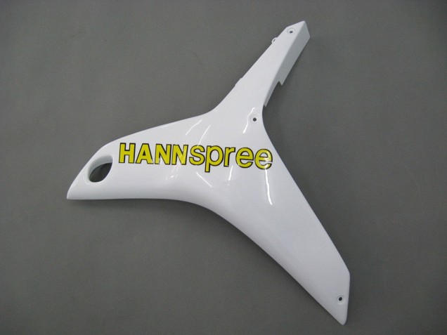 2007-2008 White Green Yellow Glossy Black Hannspree Honda CBR600RR Motorcycle Fairings Canada