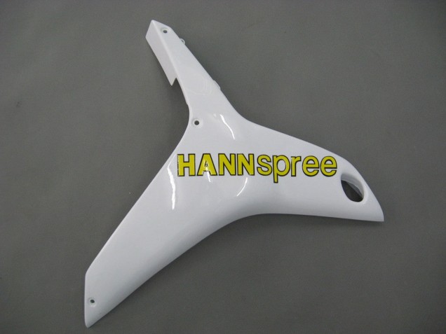 2007-2008 White Green Yellow Glossy Black Hannspree Honda CBR600RR Motorcycle Fairings Canada