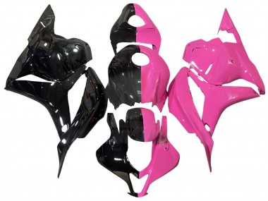 2009-2012 Pink Glossy Black Split Honda CBR600RR Motorcycle Fairings Canada