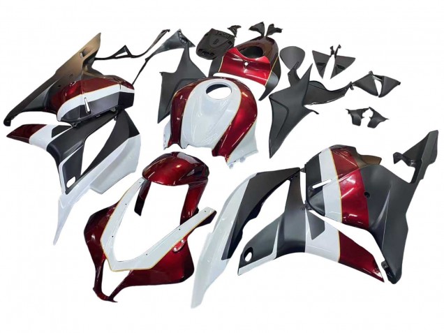 2009-2012 White Red Matte Black Honda CBR600RR Motorcycle Fairings Canada