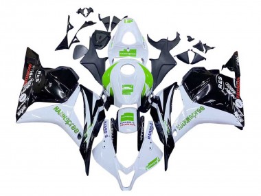 2009-2012 White Green Glossy Black Hannspree Honda CBR600RR Motorcycle Fairings Canada