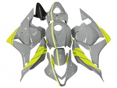 2009-2012 Nardo Grey Yellow Honda CBR600RR Motorcycle Fairing Kits Canada