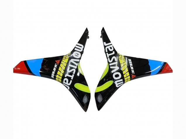 2009-2012 Black Multicolor MoviStar Honda CBR600RR Motorcycle Fairings Canada